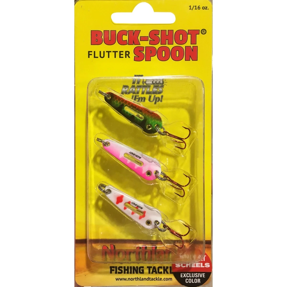 3-Pack Northland Buck-Shot Flutter Spoons 4 3-Pack Northland Buck-Shot Flutter Spoons - Image 2