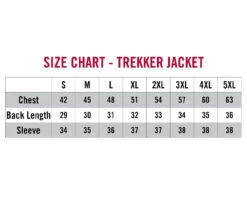 Striker Ice - Men's Trekker Jacket - Brown / Camo -Fishing Supplies Store 11305X Trekker Jkt Size Chart 1800x1800 20988.1629901240