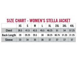 Striker Ice - Women's Stella Jacket - Burgundy 7 Striker Ice - Women's Stella Jacket - Burgundy -Fishing Supplies Store 32132XX Stella Jkt Womens Size Chart 1800x1800 81298.1629902669