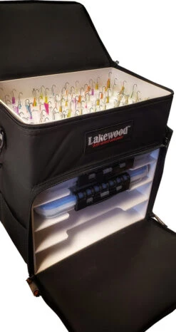 Lakewood - Mini Magnum Tackle Storage Box - Gray -Fishing Supplies Store A050 BK top filled 1 09393.1627305235