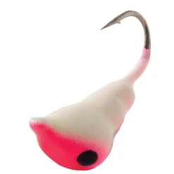 Clam Dave Genz Ant Drop -Fishing Supplies Store Ant Drop White Pink Glow 350