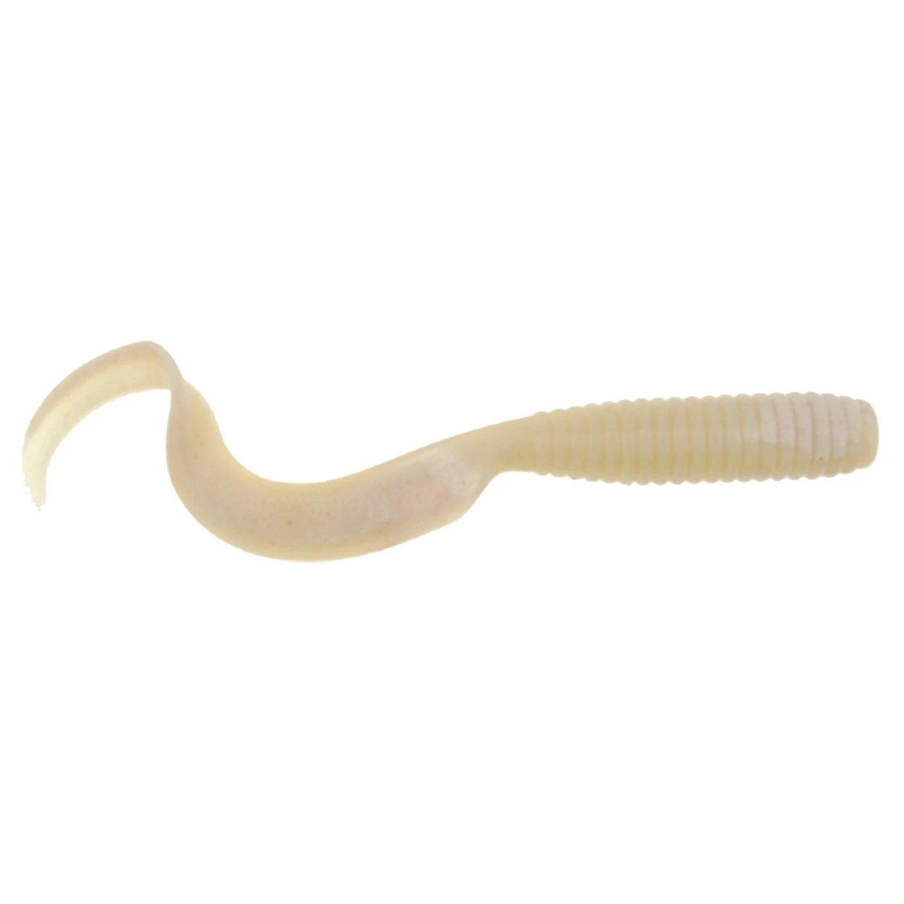 Berkley Gulp! 6" Grub - White Glow 3 Berkley Gulp! 6" Grub - White Glow