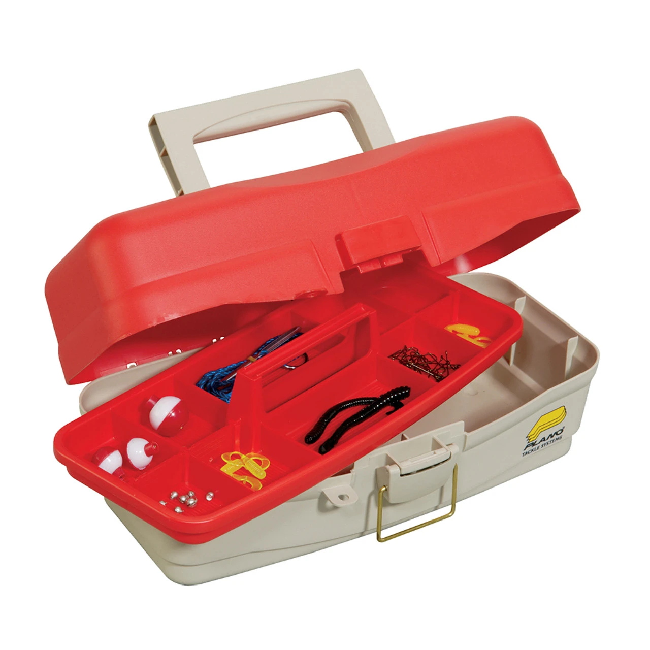Plano Take Me Fishing Tackle Kit Box - Red/Beige 3 Plano Take Me Fishing Tackle Kit Box - Red/Beige