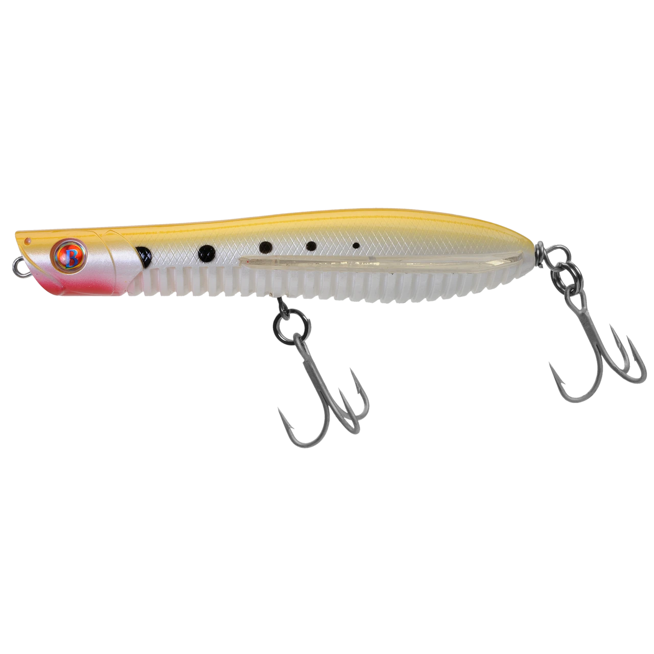 A Band Of Anglers OCEAN BORN™ Flying Pencill 6 1/3" Dotted Yellow 3 A Band Of Anglers OCEAN BORN™ Flying Pencill 6 1/3" Dotted Yellow