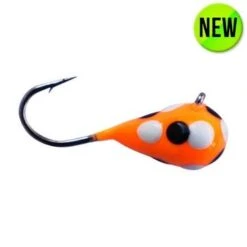 Kenders Tungsten Jigs -Fishing Supplies Store OrangeWhiteBlackSpotGlow