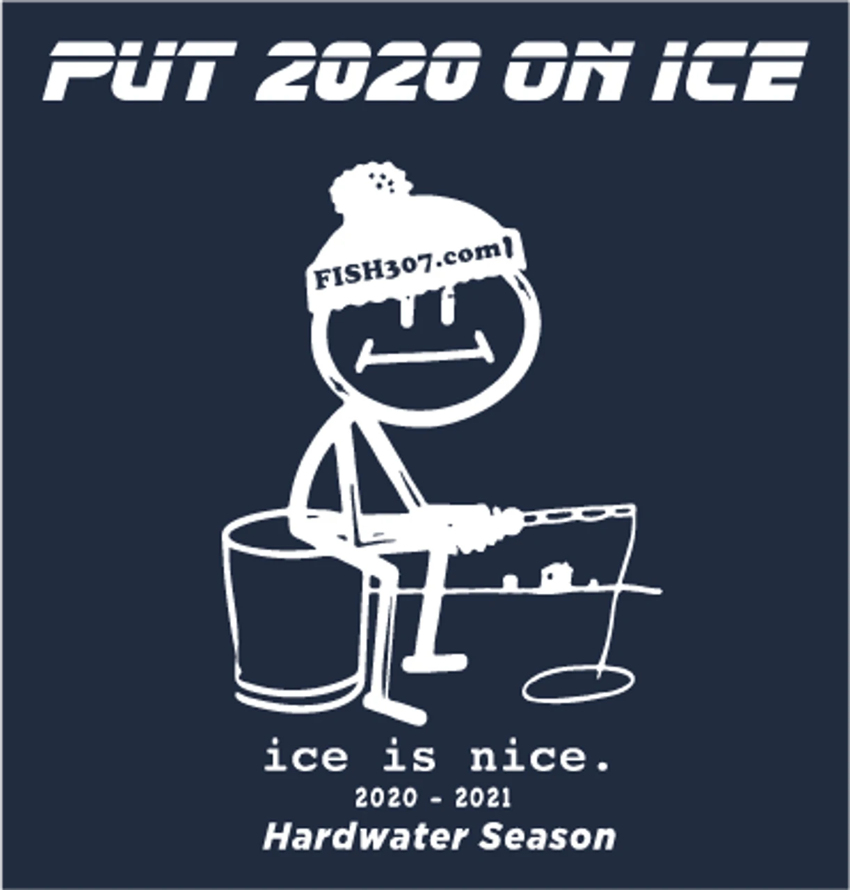 FISH307 Long Sleeve 2020-2021 Ice Fishing T-Shirt 5 FISH307 Long Sleeve 2020-2021 Ice Fishing T-Shirt - Image 3