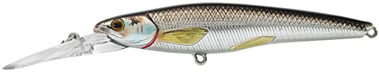 Live Target Rainbow Smelt Jerkbait Silver/Black 3 5/8" 5/16 Oz - Suspend 3 Live Target Rainbow Smelt Jerkbait Silver/Black 3 5/8" 5/16 Oz - Suspend