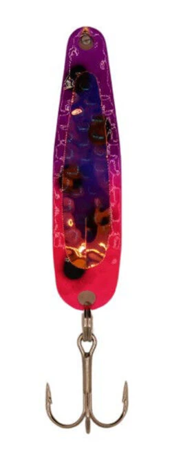 Michigan Stinger Spoons - SCORPION SIZE - XCH192 - Sir Walleye Trans UV