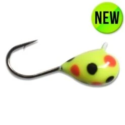 Kenders Tungsten Jigs -Fishing Supplies Store chartreuseorangeblackspotglow