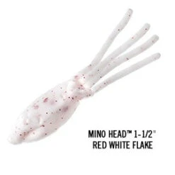 Clam Pro Tackle Maki Mino Head -Fishing Supplies Store mino head red white flake lr