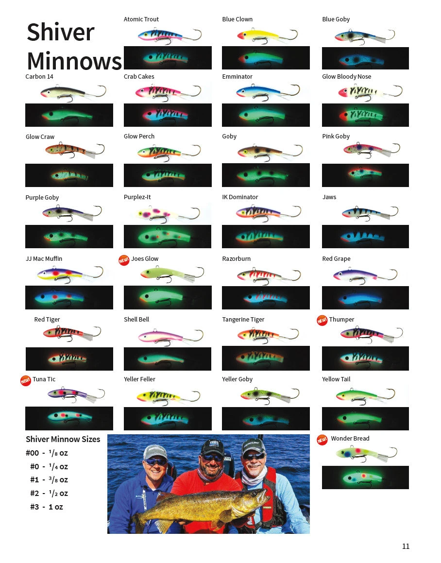 Moonshine Lures Shiver Minnow #0 4 Moonshine Lures Shiver Minnow #0 - Image 2