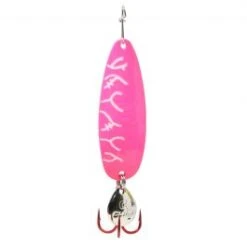 Clam Pro Tackle Ribbon Leech Flutter Spoon -Fishing Supplies Store ribbon leech spoon glow red lightning 1