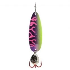 Clam Pro Tackle Ribbon Leech Flutter Spoon -Fishing Supplies Store ribbon leech spoon glow pink lightning 1