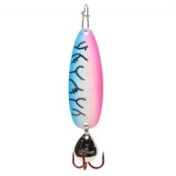 Clam Pro Tackle Ribbon Leech Flutter Spoon -Fishing Supplies Store ribbon leech spoon glow rainbow lightning 1