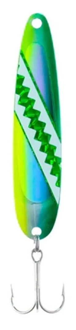 Michigan Stinger Spoons - STANDARD SIZE - S399 - UV Green Dolphin