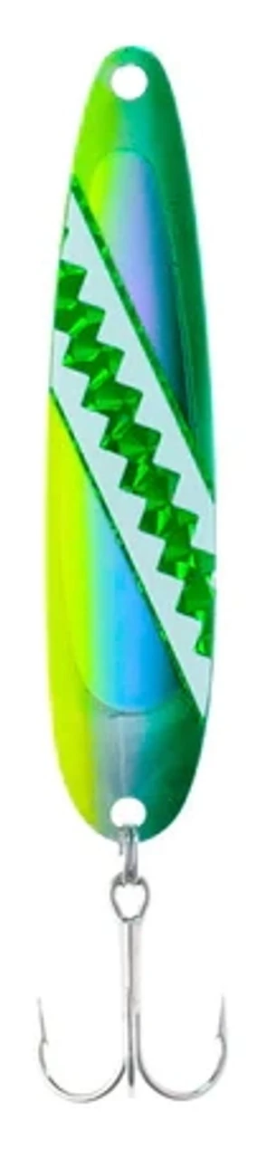 Michigan Stinger Spoons - STANDARD SIZE - S399 - UV Green Dolphin 3 Michigan Stinger Spoons - STANDARD SIZE - S399 - UV Green Dolphin