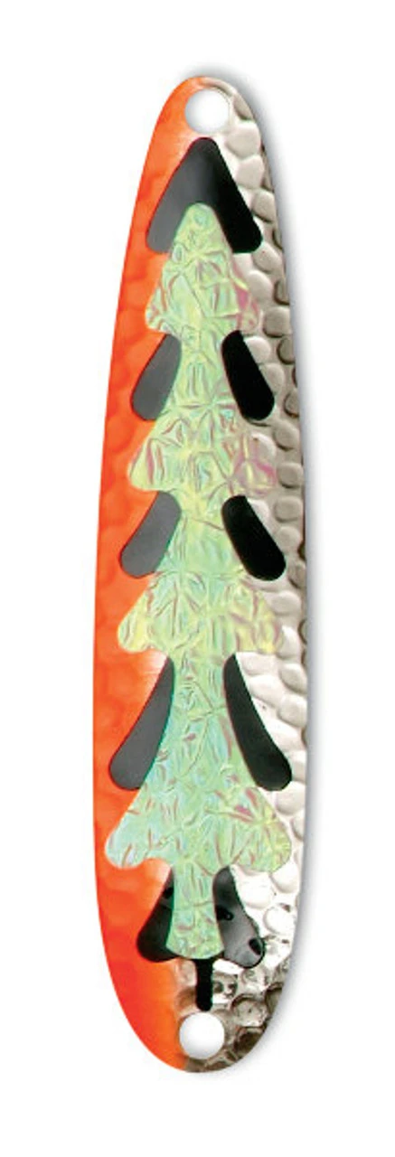 Michigan Stinger Spoons - STANDARD SIZE - SH205 - Orange Killer Glow 3 Michigan Stinger Spoons - STANDARD SIZE - SH205 - Orange Killer Glow